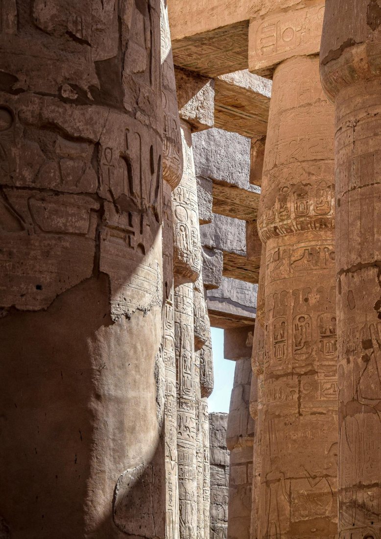 Columns of Karnak Temple, Luxor